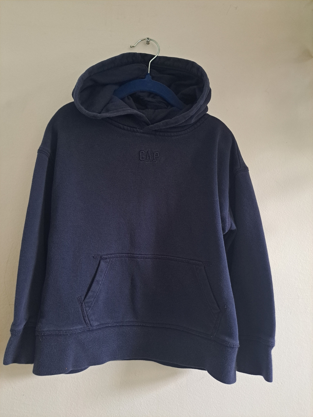 GAP Kids Navy Pullover Hoodie – XS (4–5) / 110 cm